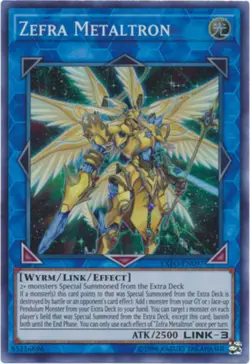 Zefra Metaltron - EXFO-EN097 - Super Rare - Unlimited Edition - Lightly Played - Image 1