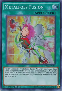 Metalfoes Fusion - MP17-EN104 - Super Rare - 1st Edition - Lightly Played - Image 1