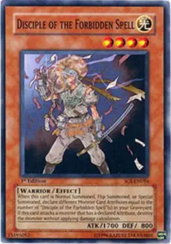 Disciple of the Forbidden Spell - SOI-EN016 - Common - Unlimited Edition - Light - Image 1