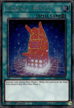 Terminal World - Platinum Secret Rare 1st Edition RA04-EN148 - NM - YuGiOh - Image 1