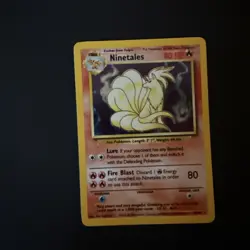 Pokemon TCG Ninetales Base Set Holo Unlimited Rare Card 12/102 WOTC LP - Image 4