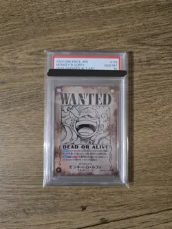 One Piece Card | Monkey D. Luffy OP09-119 Wanted SEC | Japanese JAP | PSA10 - Image 1