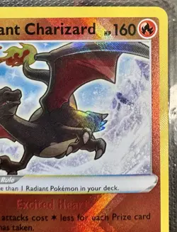 Pokemon Charizard 2 Card Lot TCG Pokemon Game Radiant V Holo Card Bundle Pokemon - Image 5