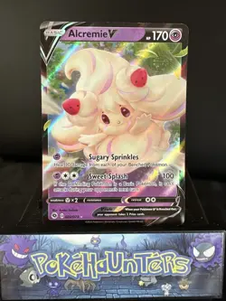 Pokemon Card Alcremie V 022/073 Champions Path Half Art Ultra Rare Near Mint - Image 1