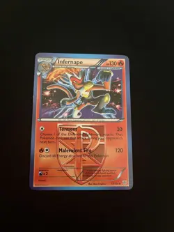 Infernape 17/135 LP Pokemon Cards Deck Exclusives Non-Holo Rare - Image 1