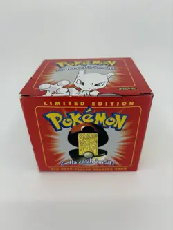 1999 Pokemon 23K Gold Plated Card Limited Edition Mewtwo New In Package - Image 1