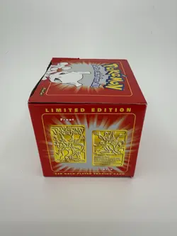 1999 Pokemon 23K Gold Plated Card Limited Edition Mewtwo New In Package - Image 2