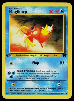 Pokemon Card - Magikarp 1st Edition Team Rocket 47/82 Uncommon - Image 1