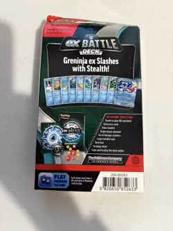 Pokemon TCG ex Battle Deck Greninja ex Factory Sealed Box 60 Card Deck - Image 2