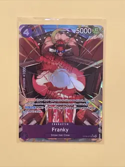 One Piece Card Game Franky (Parallel) OP09-072 Super Rare NM English - Image 1