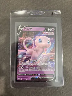 Mew V - 060/159 - Pokemon Crown Zenith Sword & Shield Ultra Rare Card NM - Image 3