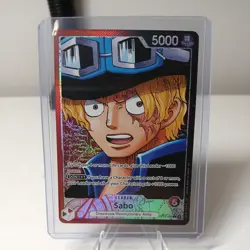 One Piece TCG OP13-004 Sabo Alt Art Leader AA Card Game CCG English - Image 1