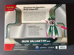 Pokemon Iron Valiant Ex Box - Trading Card Game - TCG - Brand New & Sealed ✅🚚 - Image 2