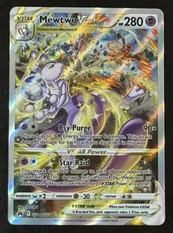 Mewtwo VSTAR Crown Zenith: Galarian Gallery Ultra Rare Card #GG44/GG70 - Image 1