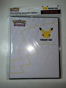 Pokemon 25th Anniversary Jumbo Binder with Jumbo Promo Pikachu Card! Brand New! - Image 1