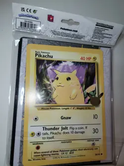 Pokemon 25th Anniversary Jumbo Binder with Jumbo Promo Pikachu Card! Brand New! - Image 4