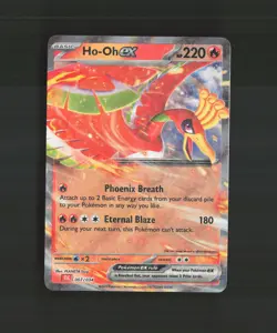 Ho-Oh ex 007/034 Classic Collection Ultra Rare Holo Pokemon Card LP - Image 1