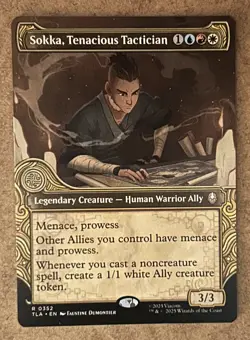 Sokka, Tenacious Tactician (Showcase) - Avatar The Last Airbender TLA - NM MTG - Image 1