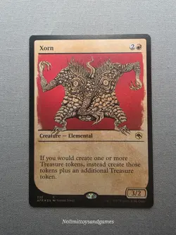 MTG Xorn Showcase Foil #322 Adventures in the Forgotten Realms Rare - Image 1