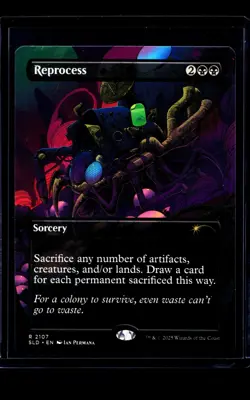 2025 MTG Magic the Gathering SLD Secret Lair Drop Borderless #2107 Reprocess - Image 1