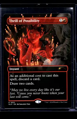 2024 MTG Magic the Gathering Secret Lair Borderless #1805 Thrill of Possibility - Image 1