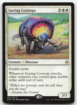 MTG Ixalan #13 Goring Ceratops LP - Image 1