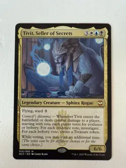Tivit, Seller of Secrets Commander: Streets of New Capenna Regular X1 NM - Image 1