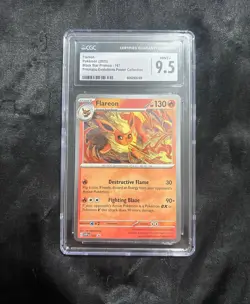 CGC 9.5 MINT+ Flareon 167 SVP Black Star PROMO SVP167 COSMOS Pokemon Card 086 - Image 1