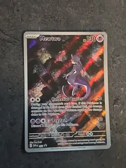Pokemon TCG Mewtwo SVP 052 Scarlet Violet 151 Black Star Promo - Image 1
