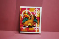 Merlin Topps Pokemon Sticker Charizard #180 Near Mint - Image 1