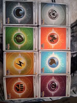 8x LOT REVERSE HOLO 8/8 - Japanese Pokemon GO Complete Energy Set - TCG s10b NM - Image 1