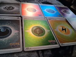 8x LOT REVERSE HOLO 8/8 - Japanese Pokemon GO Complete Energy Set - TCG s10b NM - Image 2