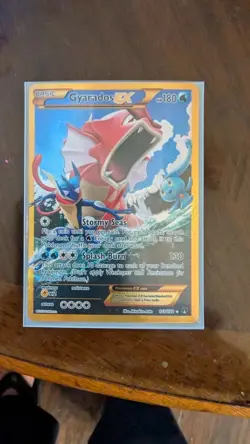 2016 Pokemon XY BREAKpoint Gyarados EX Full Art Secret Rare 123/122 NM - Image 1