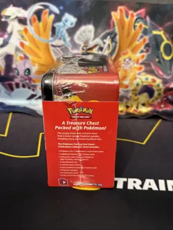 2021 Pokemon 25th Anniversary Celebrations -Treasure Chest Lunchbox Tin SEALED - Image 2