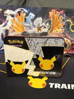 2021 Pokemon 25th Anniversary Celebrations -Treasure Chest Lunchbox Tin SEALED - Image 3