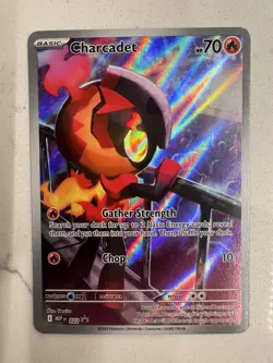 Pokemon TCG Charcadet 022 Black star Promo Phantasmal Flames - Image 1