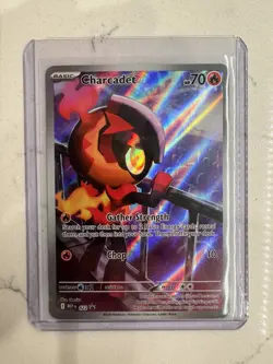 Pokemon TCG Charcadet 022 Black star Promo Phantasmal Flames - Image 3
