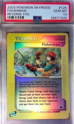 2003 Skyridge Fisherman Rev Holo #125 PSA 10 - Image 1