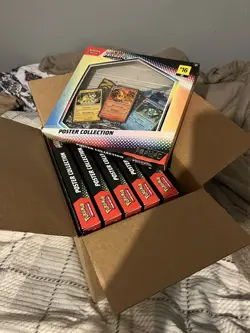 Pokemon TCG: Prismatic Evolutions - Poster Collection Sealed Lot Of 6 W/ Display - Image 1