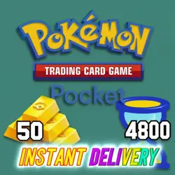 [INSTANT DELIVERY] Pokemon TCG Pocket 5000+ Pack Hourglass + 50 Pokegold account - Image 1