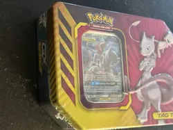 Pokemon TCG: Mewtwo & Mew GX Tag Team Tin (Brand New Factory Sealed) - Image 3