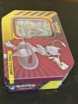 Pokemon TCG: Mewtwo & Mew GX Tag Team Tin (Brand New Factory Sealed) - Image 4