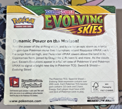 Pokemon Sword & Shield Evolving Skies Booster Box 36 Packs FACTORY - Image 2