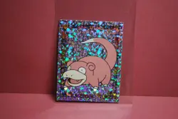 Merlin Topps Pokemon Sticker Slowpoke Prism Holo #S13 Near Mint - Image 2