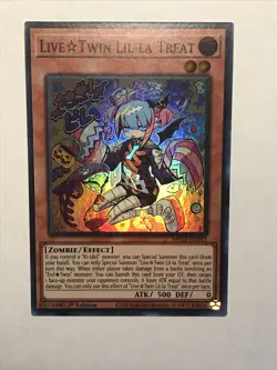 YuGiOH Live Twin Lil-la Treat Super Rare MP22-EN015 1st Ed. NM - Image 1