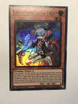 YuGiOH Live Twin Lil-la Treat Super Rare MP22-EN015 1st Ed. NM - Image 3