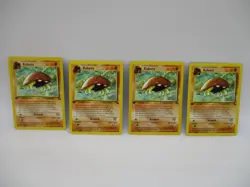 POKEMON TCG LOT OF 4 FIRST EDITION KABUTO CARDS 1999 GAMEFREAK - Image 1