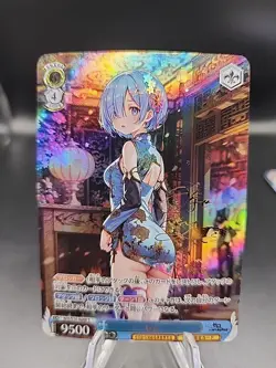 Rem Re Zero Anime Waifu Card Doujin ACG Goddess Holo - Image 1