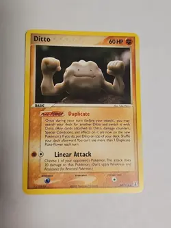 Pokemon Card Ditto (Geodude) EX Delta Species Common 62/113 - LP - Image 1