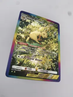 Leafeon Ex Pokemon Pocket TCG Card Holo Foil Full Art - Triumphant Light CUSTOM - Image 2
